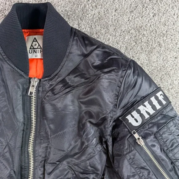 UNIF x Urban Outfitter Exclusive “WhaTever” Women’s Size: Small - Bomber Jacket - Picture 3 of 12